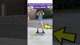 LEARNING TO BACKFLIP ON EVERYTHING?!? 🤯
