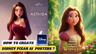 How to create disney pixar Ai posters | Disney pixar Ai generator | how to do the Pixar trend
