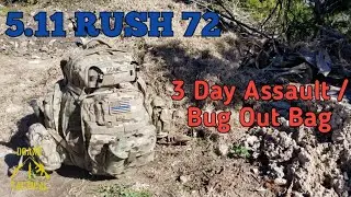 Bug Out Bag / 3 Day Assault Bag - 5.11 RUSH 72