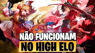 HERÓIS QUE NÃO FUNCIONAM NO HIGH ELO DO HONOR OF KINGS!