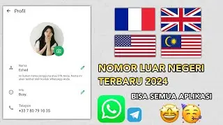 Cara Buat Nomor Luar Negeri France UK US Malaysia - Hampir semua negara ada