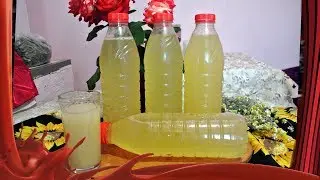 Kvass from the color of elderberry /// Summer refreshing drink