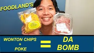 Foodland's Wonton Chips and Poke equals DA BOMB #hawaii #foodland #foodie #poke #localeats