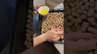 Сушим сухари. #russia #crakers #cooking