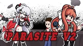 FNF Parasite V2 but Virus R and Monika sing it!