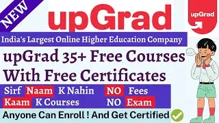 upGrad Free Courses With Certificate | upGrad Courses For Free | Upgrad Online Courses | MBA ML AI