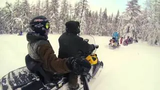 Trip to IREMEL (sacred mountain) snowmobiles. GoPro Hero 3