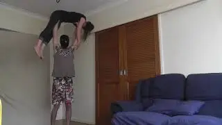 overhead lift a woman over one minute