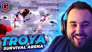 TRSRO TROYA | 4v4 PARTY SURVIVAL | Silkroad Online 2021
