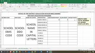 HRIS PROFORMAS FILLING METHOD OLD ONE SYSTEM