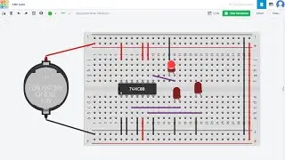AND Gate | Implementation of AND Gate on Tinkercad -4
