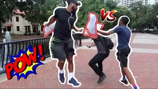 PILLOW FIGHTING WITH STRANGERS PRANK IN PUBLIC !!!
