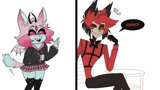 Obsessed with Alastor's Aura 🔥🌌  Hazbin Hotel/Helluva Boss • COMIC COMPILATION (Emberlynn Pinkle)