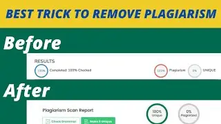 Best Trick to Remove Plagiarism 2021 | Remove Plagiarism from Turnitin 2021