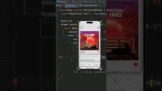 Flutter Music Player App UI Design. 