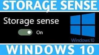 Use Storage sense to automatically free disk space in the Windows 10