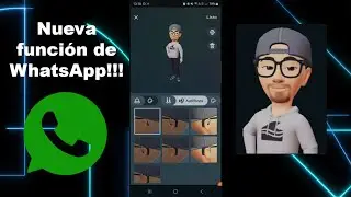 Cómo CREAR un INCREIBLE avatar en WhatsApp 🤯✅✅