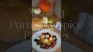 Making Pumpkin Spice Pancakes 🥞 from DM