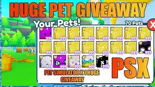 PET SIMULATOR X FREE HUGE PET GIVEAWAY