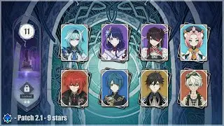 [2.1] - Genshin Impact - Abyss - Floor 11 / 9 stars - Eula / Diluc