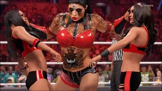 Bella Twins vs. Terror - WWE 2K22 - Royal Girl Fights ❤️🖤