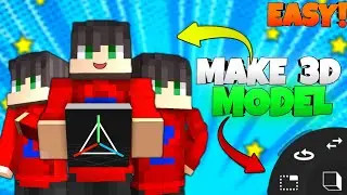 Minecraft Character Modeling With Prisma 3D Is So Easy!🤩 || Prisma 3D Tutorial!