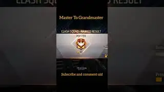 Master To Grandmaster New Season Rankpush 🥵|| Season 16 Clash Squad Grandmaster 😍|| 