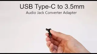 USB Type-C to 3.5mm Audio Jack Converter Adapter