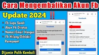 Update 2024 ‼️ Cara mengembalikan akun fb lupa kata sandi, hilang/diretas Terbaru!!