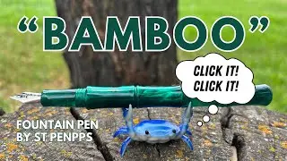 See That Resin?! 🤩 The St Penpps Pocket Bamboo Fountain Pen