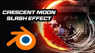 How To Make A Moon Sword Slash Effect [Blender Tutorial]