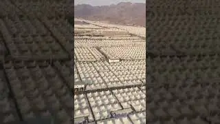 Mina tents aerial view haj 2023