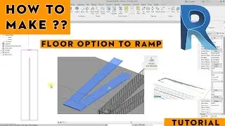HOW TO MAKE RAMP USING FLOOR OPTION IN REVIT ARCHITECTURE
