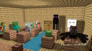 Школа Монстров  Minecraft анимация    Урок Танцев