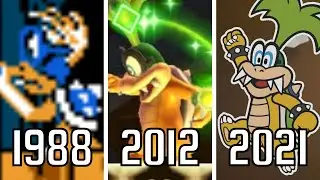 Evolution of Iggy Koopa Battles in Mario Games (1988 - 2021)