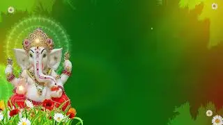 Ganesh chaturthi Green Screen Background