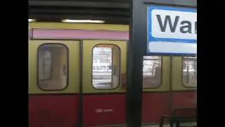 Germany - 'Berlin Metro Train - 'Warschauer'  station.