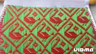 Punjabi Pakhi Design, Manja Khatia Chaarpai Handfan, Pakhiya De Design