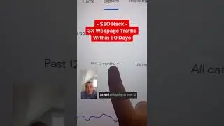 SEO hack - 3x webpage traffic within 90 days!