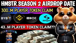 Hamster Kombat season 2 Airdrop Date//Hamster Token update || Hamster season 2 new update listing