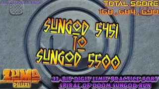 5500 SunGods Completed | Zuma Deluxe 32-Bit DLP #087