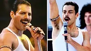 Queen at Live Aid, but with Freddie instead of Rami (Hammer To Fall)