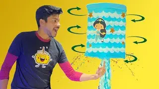 Cómo hacer Piñata TORNO o GIRATORIA! de cartón (fácil de hacer)