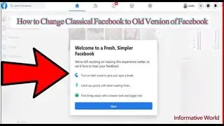 Switch to Classic Facebook ? How change and  switch back to Classic Facebook ? How change Facebook ?