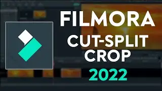 How to CUT,SPLIT & CROP a video - Filmora Video Editor Tutorial
