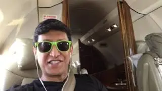 Dan Nainan Flying on a Citation X