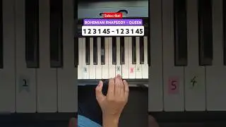 Bohemian Rhapsody - Queen 😱(Piano Tutorial) 🔥 
