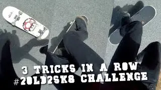 3 tricks in a row - Challenge #2old2sk8