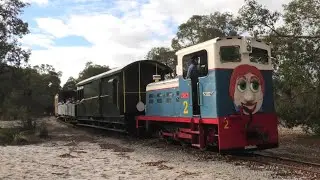 Bennett Brook Railway - Ashley and Friends day, May 2024 - Fowler locomotive 