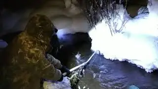 так много рыбы , загар в  зимних ручьях , замор.